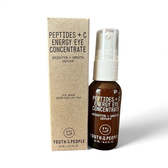 Youth To The People Peptides + C Energy Eye Concentrate - Full Size 0.5 oz BNIB - Picture 1 of 1
